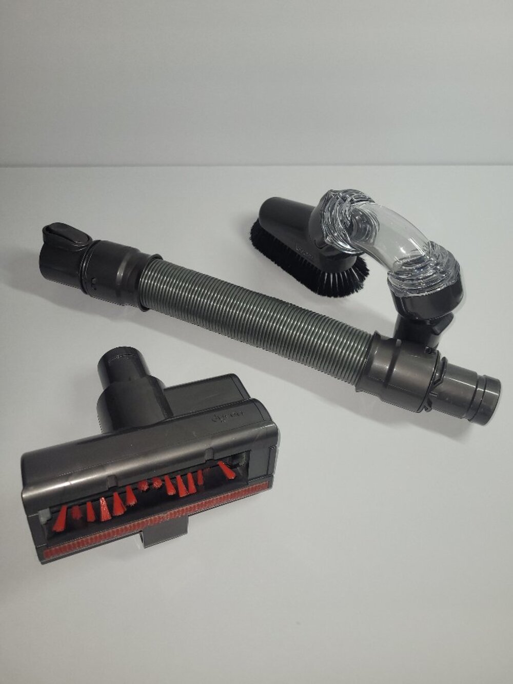 Dyson Lot of 3: Multi Angle Brush, Extension Hose, Mini Brush Tool 24027 All OEM